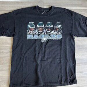 VINTAGE McNabb Vincent‎ Staley Douglas Philadelphia Eagles 2002 Mens Shirt Sz L